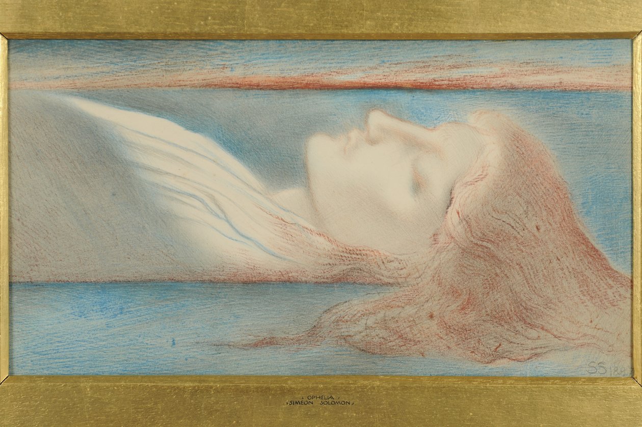 Ofelia, 1887 by Simeon Solomon