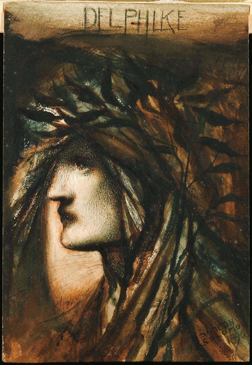 Delphike, 1896 by Simeon Solomon