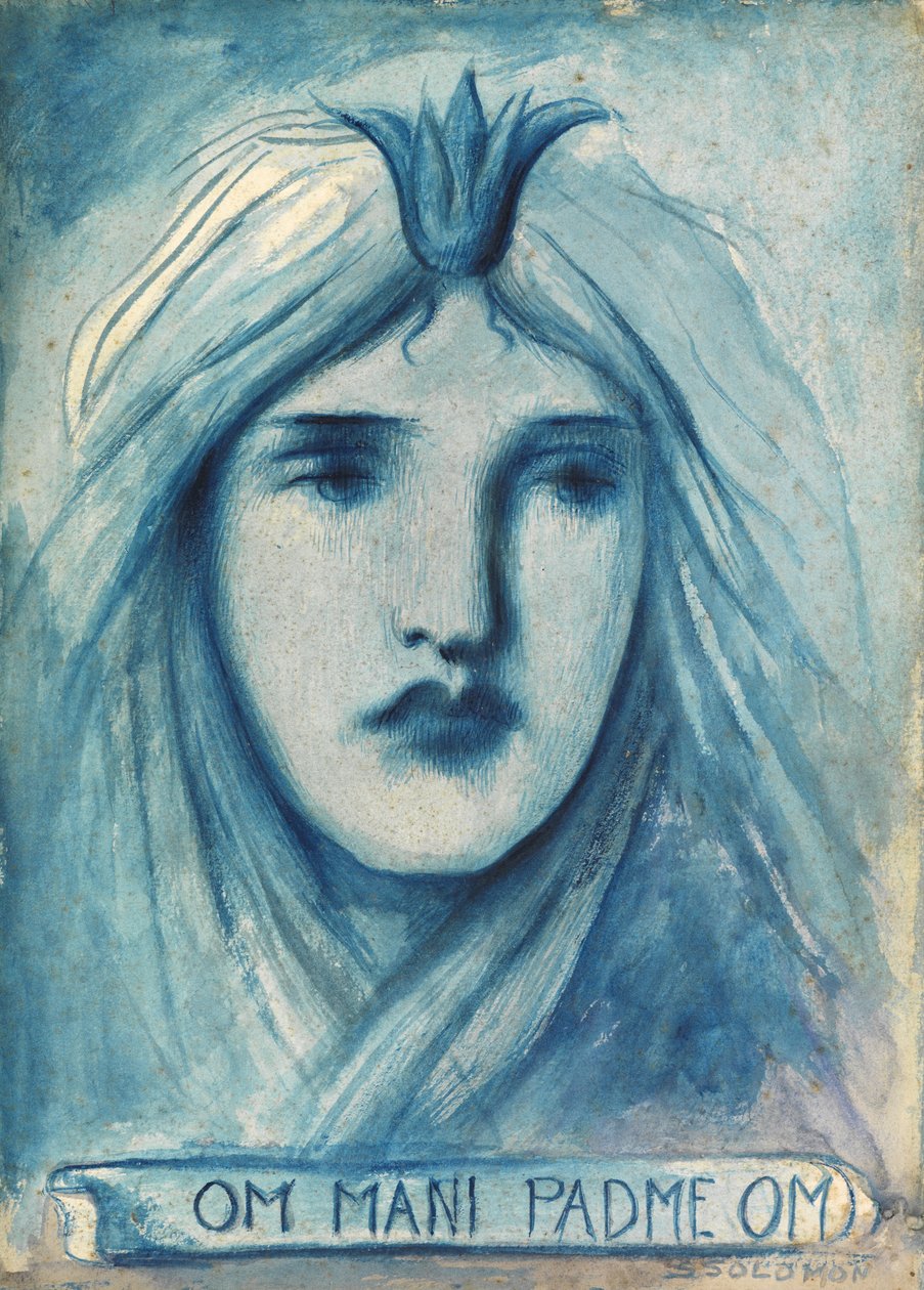 Om Mani Padme Om by Simeon Solomon
