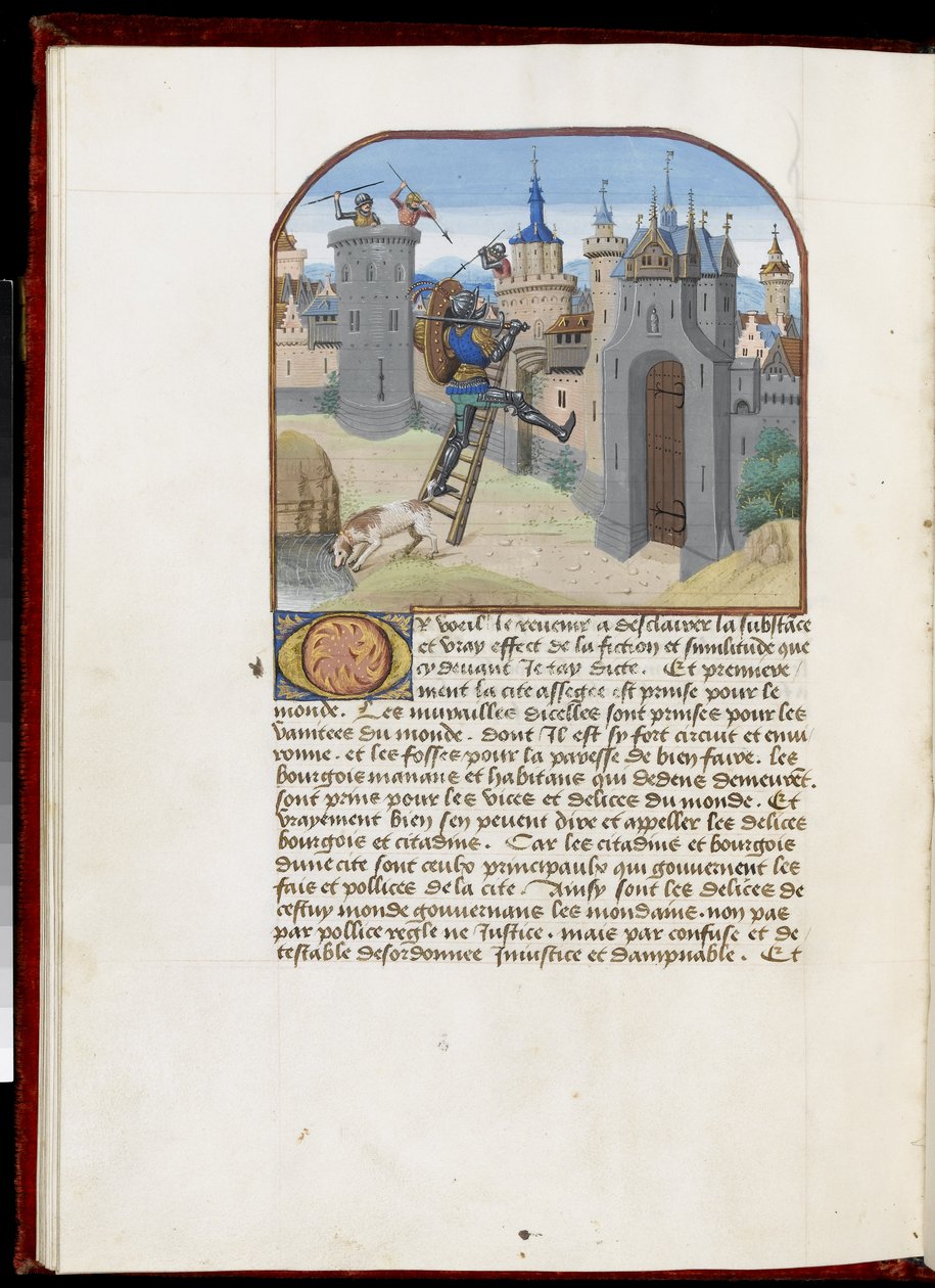 Ms.165 f.51v: Hesdin veya Valenciennes