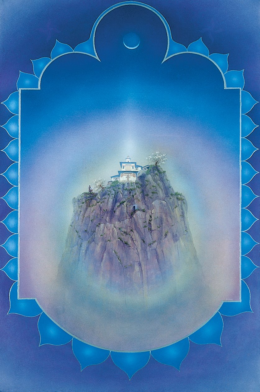 Radiant Mountain (tuval üzerine akrilik) by Simon Cook