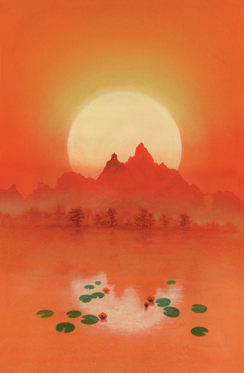 Sunrider (tuval üzerine akrilik) by Simon Cook