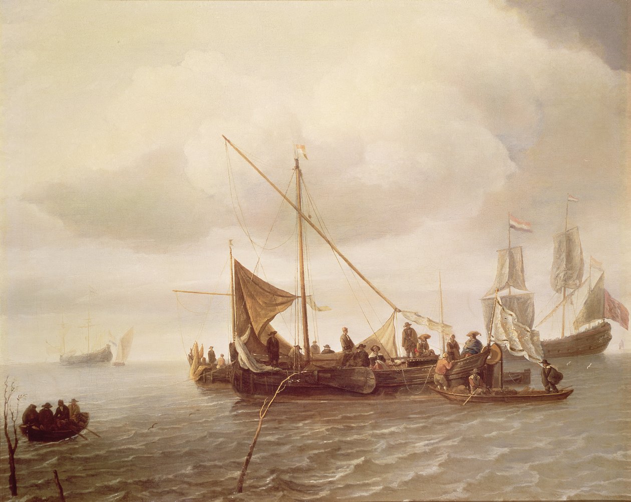 Sevkiyat Sahnesi, 17. yüzyıl by Simon de Vlieger