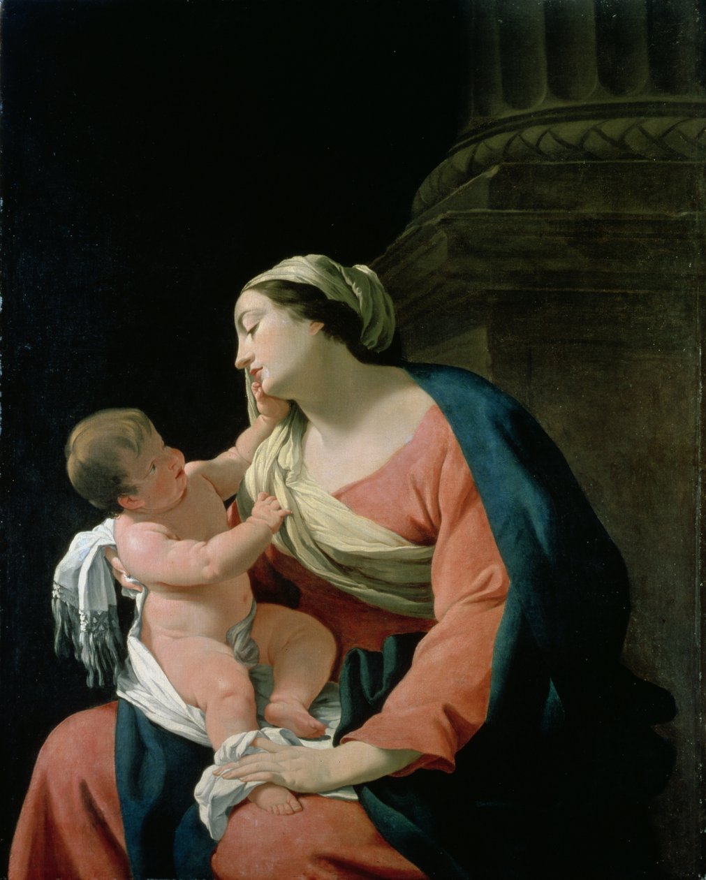 Madonna ve Çocuk, 17. yüzyıl by Simon Vouet