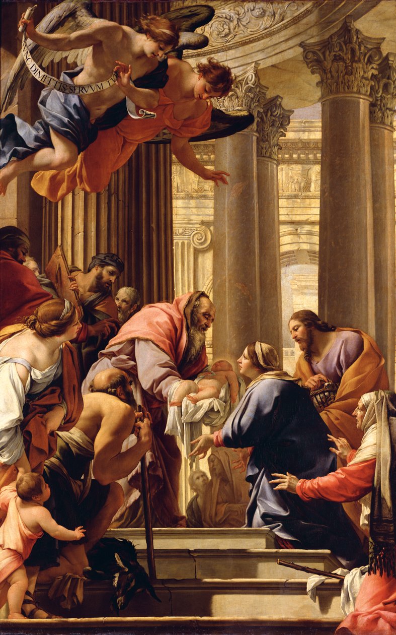 Tapınakta Sunum by Simon Vouet