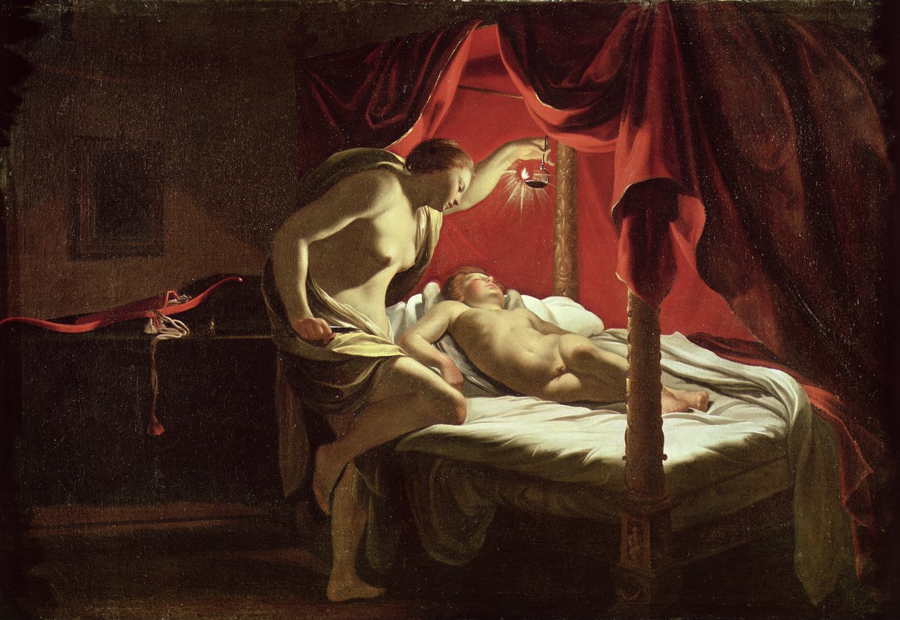 Ruh ve Aşk Tanrısı, c.1627 by Simon Vouet