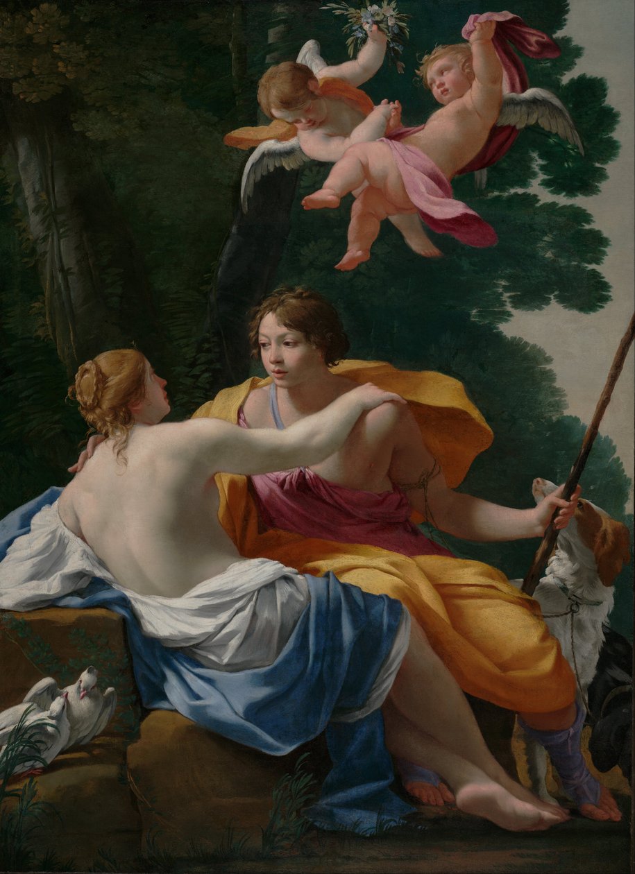 Venüs ve Adonis by Simon Vouet