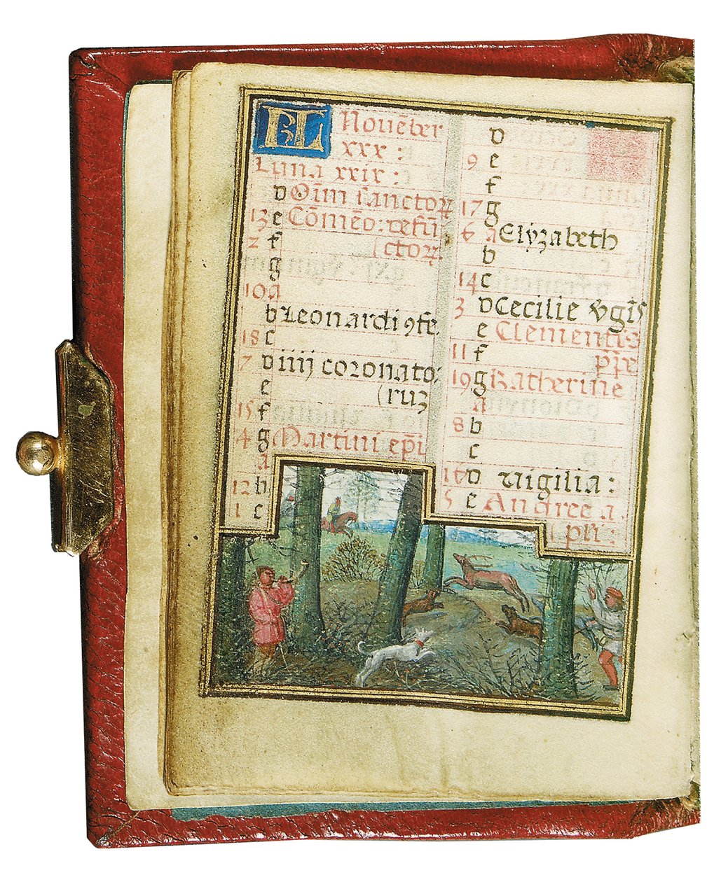 Minyatür bir Saatler Kitabından Folio, Roma, Bruges kullanımı by Simon Bening