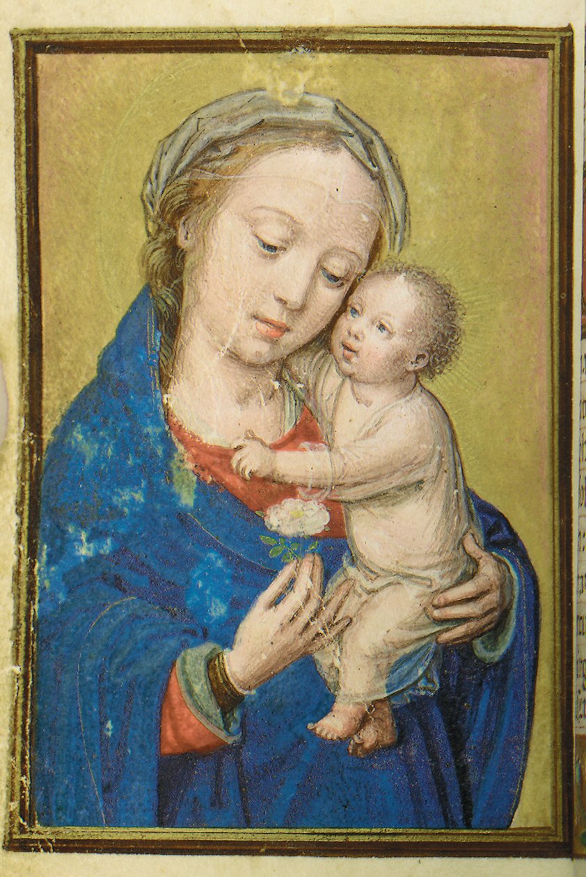 Minyatür bir Saatler Kitabından bir folyo, Roma kullanımı, Bruges, 1530-35 by Simon Bening