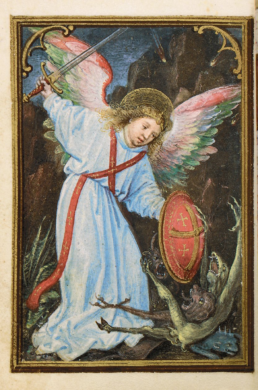 Minyatür bir Saatler Kitabından bir folyo, Roma kullanımı, Bruges, 1530-35 by Simon Bening