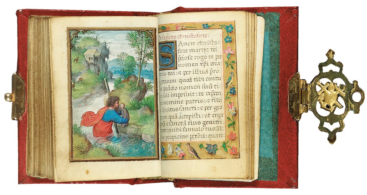 Minyatür bir Saatler Kitabından bir folyo, Roma kullanımı, Bruges, 1530-35 by Simon Bening