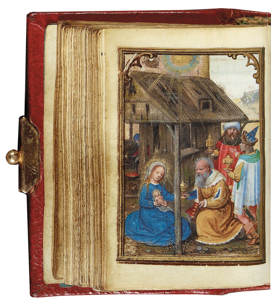 Minyatür bir Saatler Kitabından bir folyo, Roma kullanımı, Bruges, 1530-35 by Simon Bening