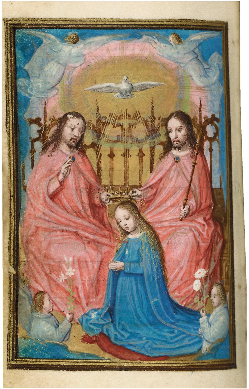 Minyatür bir Saatler Kitabından bir folyo, Roma kullanımı, Bruges, 1530-35 by Simon Bening