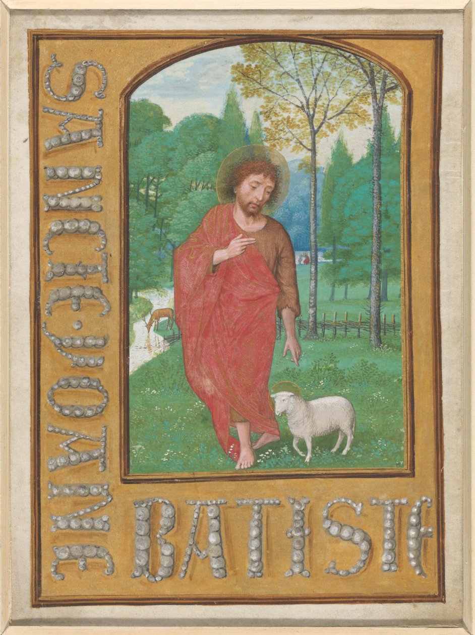 Aziz John the Baptist by Simon Bening
