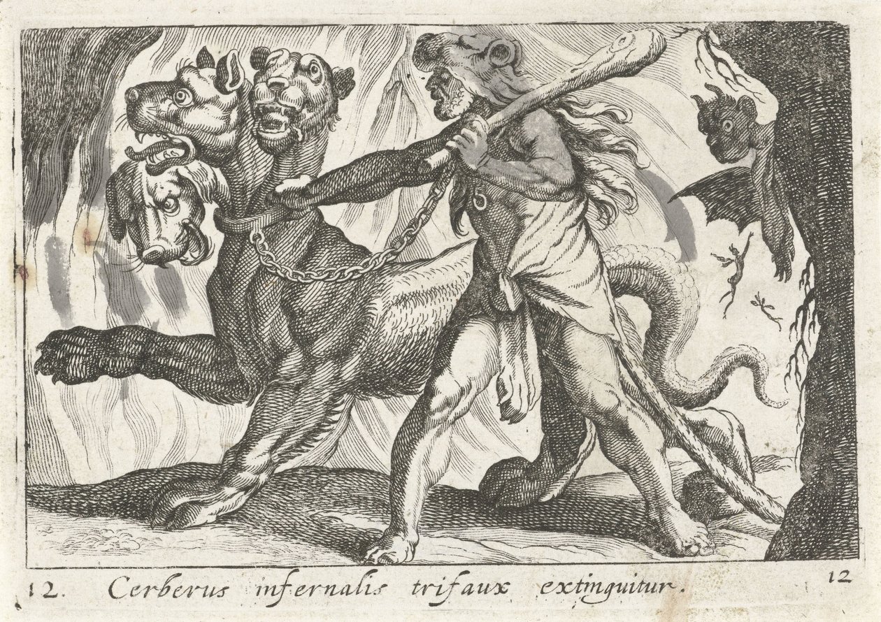 Herkül Vangt Cerberus Cerberus infernal trifaux söndürüldü (nesnedeki başlık) Herkül