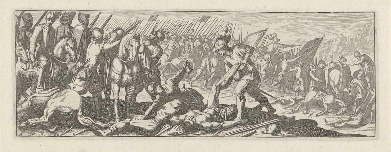 Soldaten beroven lijken op het slagveld Cavallerie (dizi adı) Phoebus
