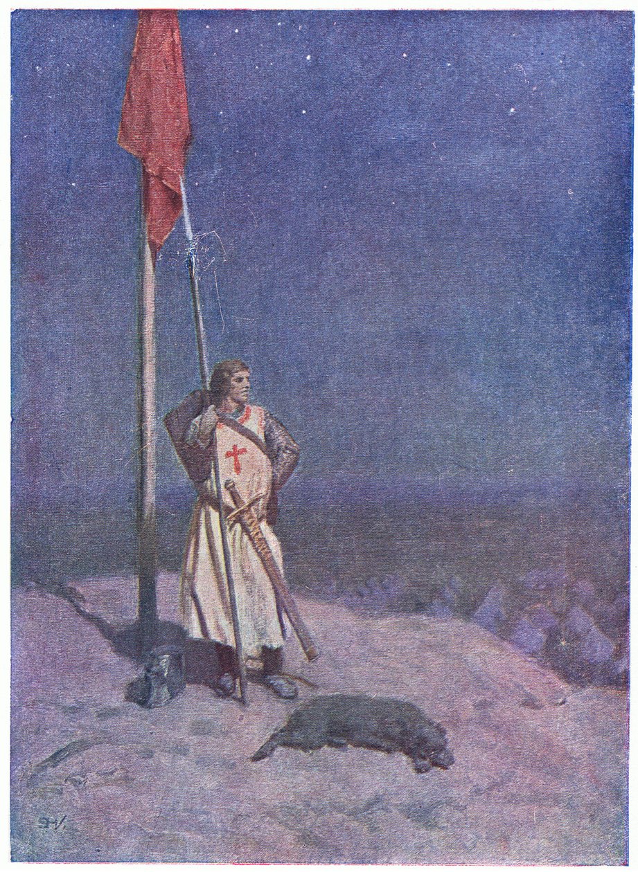 Etrafındaki tüm doğa sakin ay ışığında ya da derin gölgede uyudu. by Simon Harmon Vedder