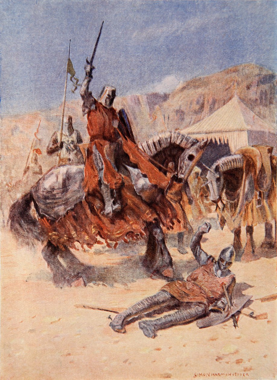 Şövalyeler çatışmada buluşuyor, Sir Walter Scott