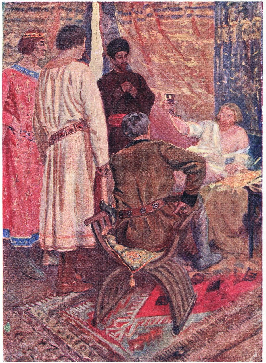 Kudüs kapısına mızrak veya kılıç vuracak olan ilk Haçlı Seferinin ölümsüz şerefine by Simon Harmon Vedder