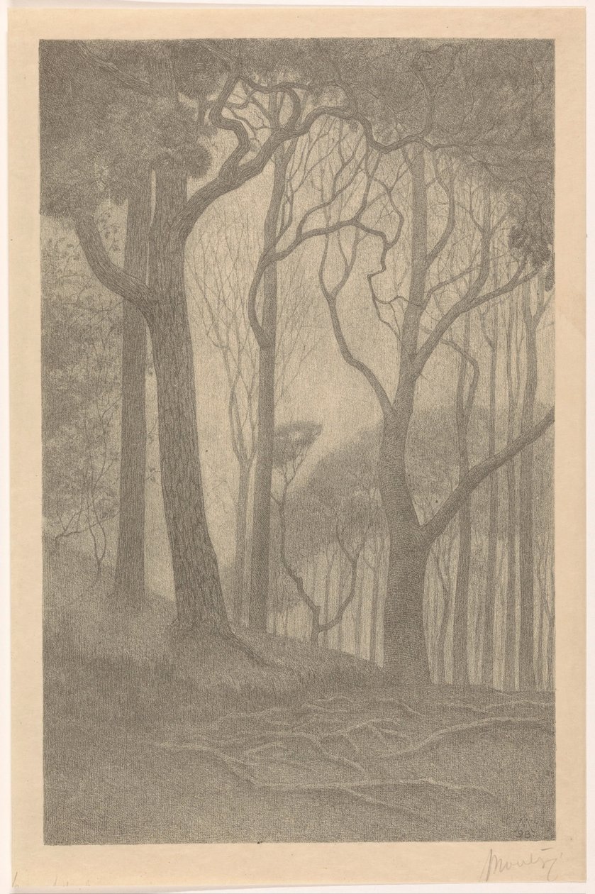 Ağaçlar (orijinal başlık) by Simon Moulijn (signed by artist)