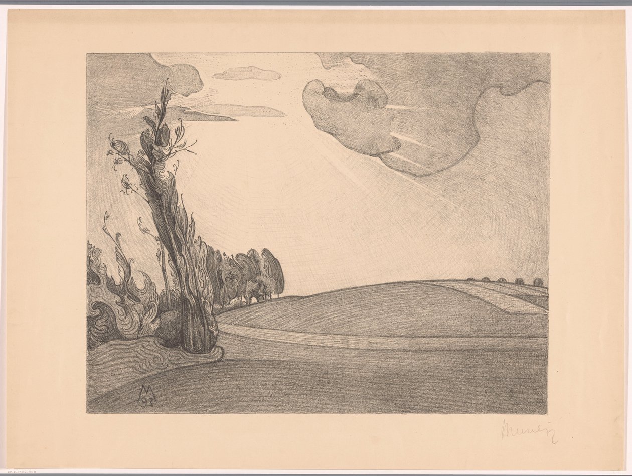 Yuvarlanan Manzara İnancı (orijinal başlık) by Simon Moulijn (signed by artist)