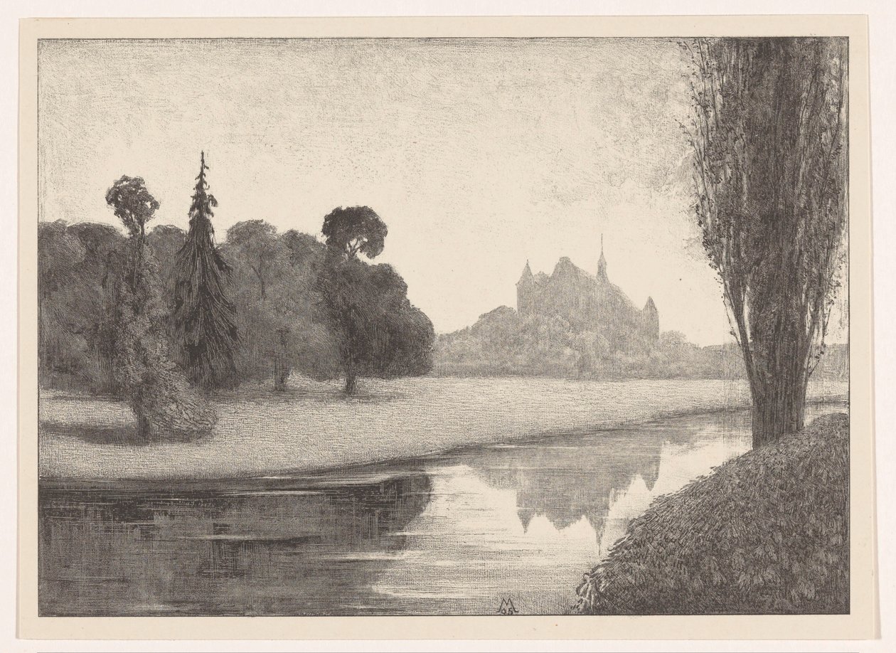 Kalenin yakınında park Laren Çevresi (orijinal seri başlığı) by Simon Moulijn