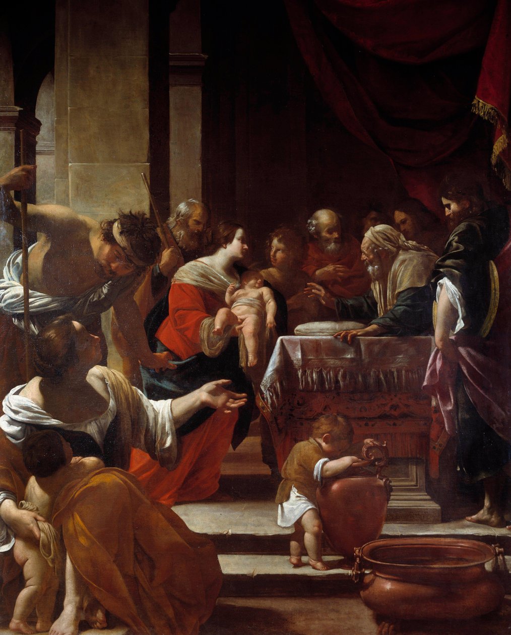 Simon Vouet (1590-1649) 1622 Napoli, Capodimonte Ulusal Müzesi tarafından Sünnet Tablosu by Simon Vouet