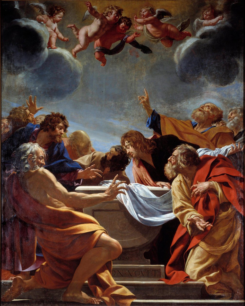 Bakirenin Mezarındaki Apotres Tablosu Simon Vouet (1590-1649) 17. yüzyıl Paris, Eglise Notre Dame des Champs by Simon Vouet