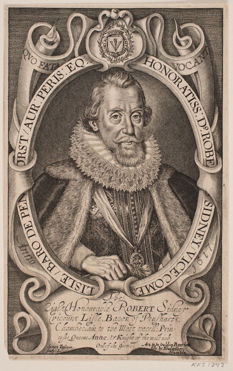 Robert Sidney, Leicester Kontu by Simon de Pas
