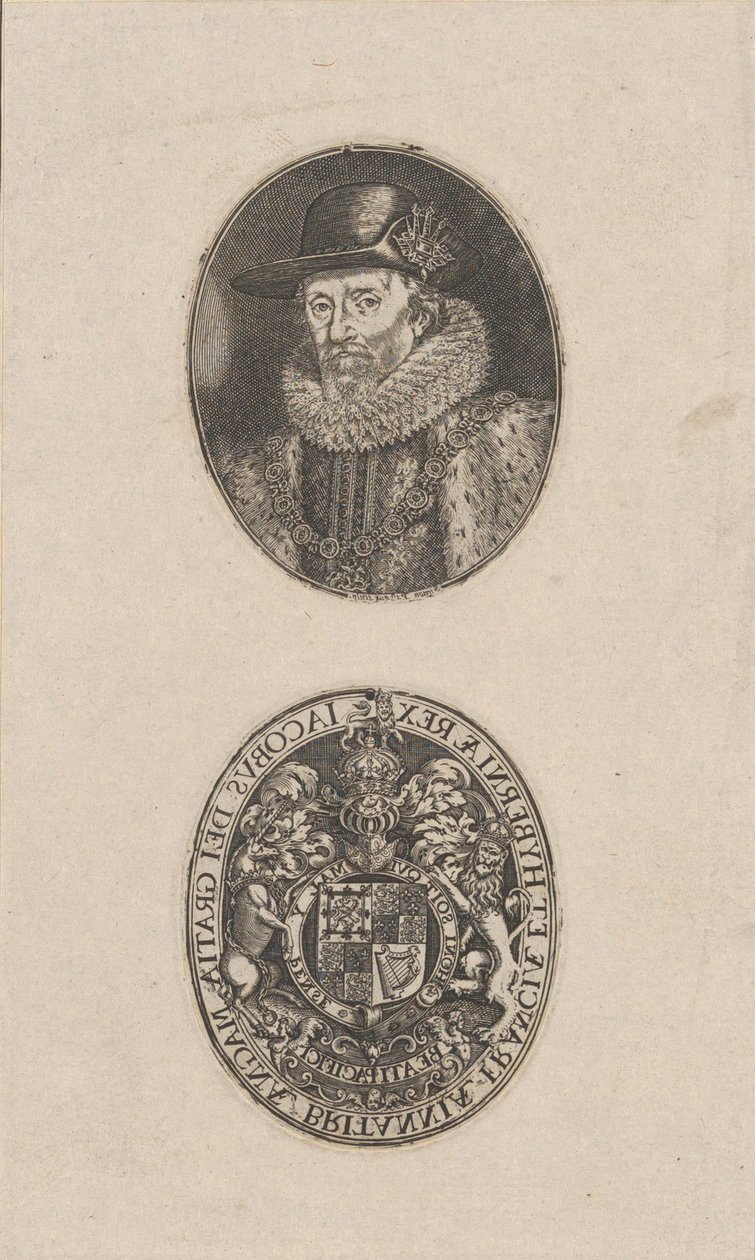 James I, İngiltere Kralı, M.Ö. 1616. by Simon de Passe