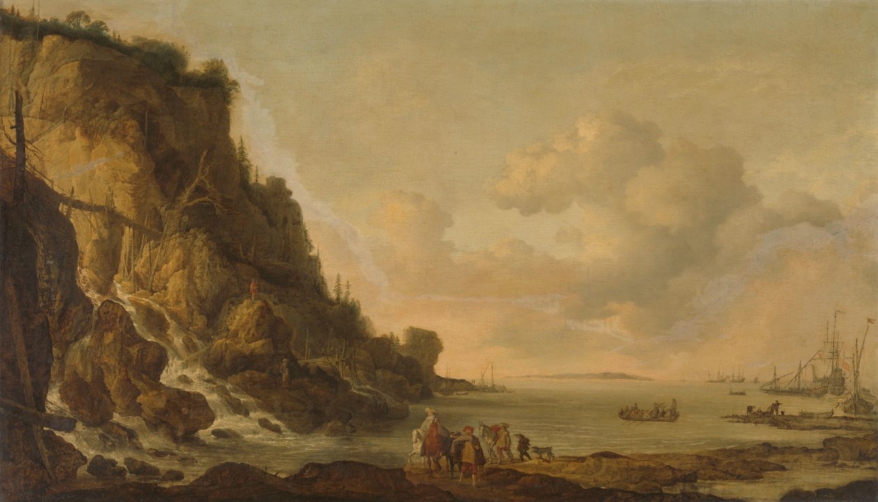 Kayalık sahil by Simon de Vlieger (attributed to)