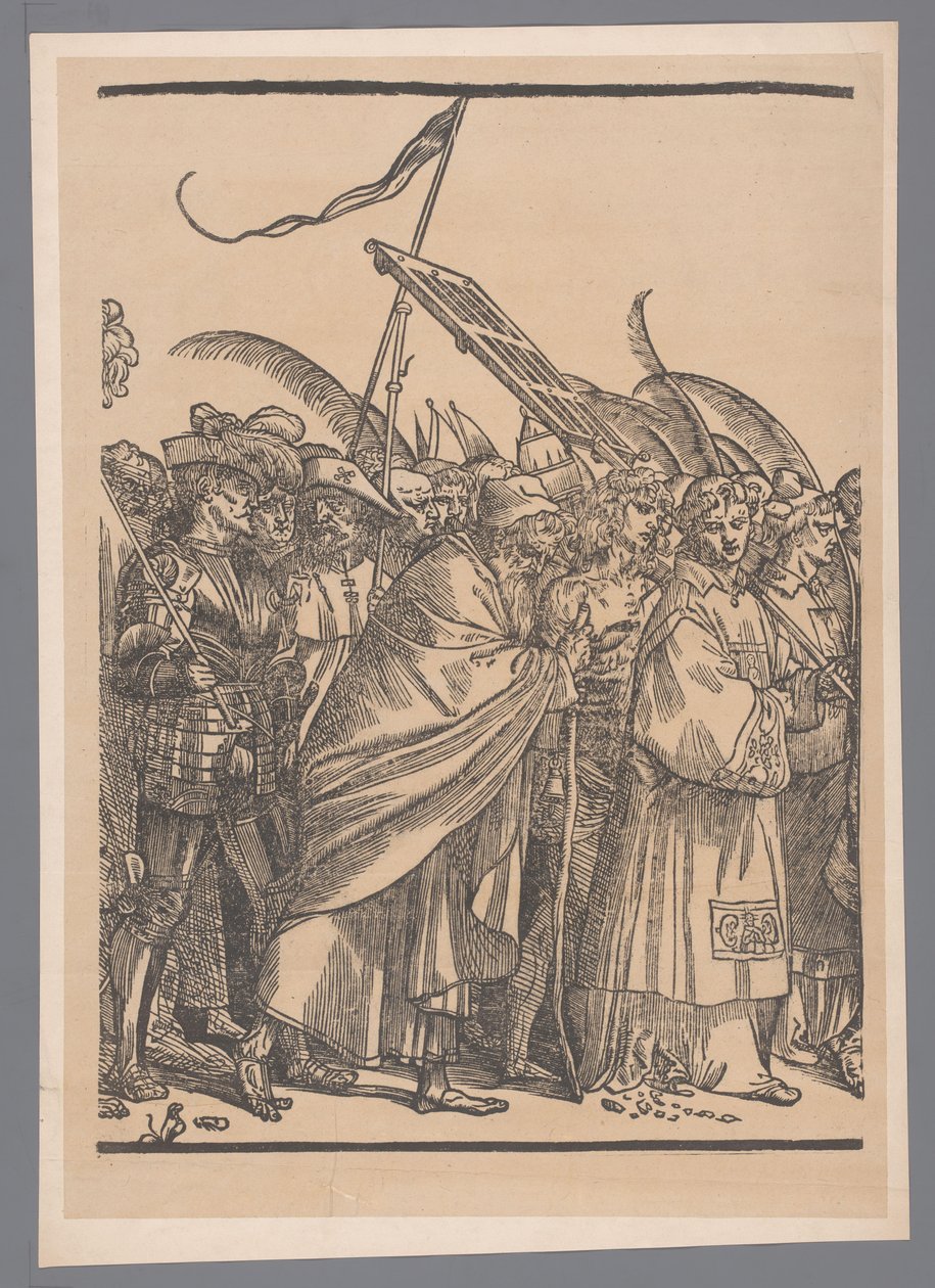 De Triomf van Christus baskı serisinin ikinci bölümünün Joos Lambrecht'ten sonraki reprodüksiyonu by Simonau and Toovey