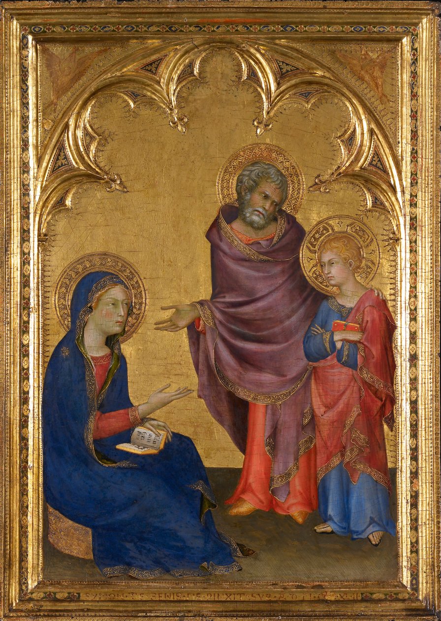 Tapınakta Keşfedilen İsa by Simone Martini