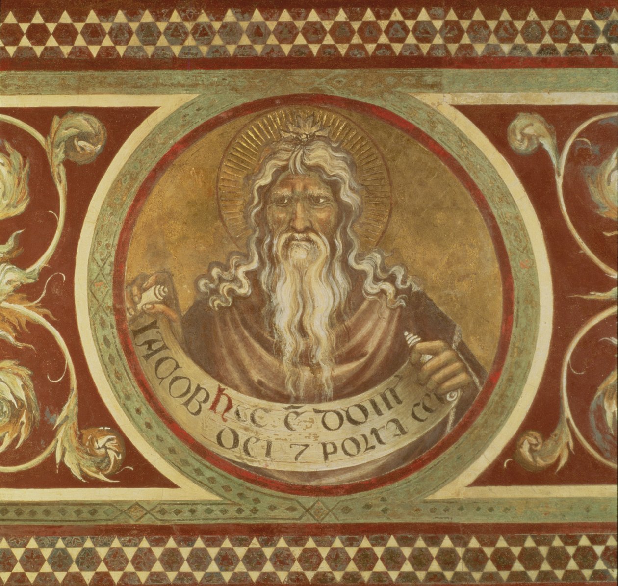 Maesta: Jacob, çerçeveden detay, 1315 (51591 detayı) by Simone Martini