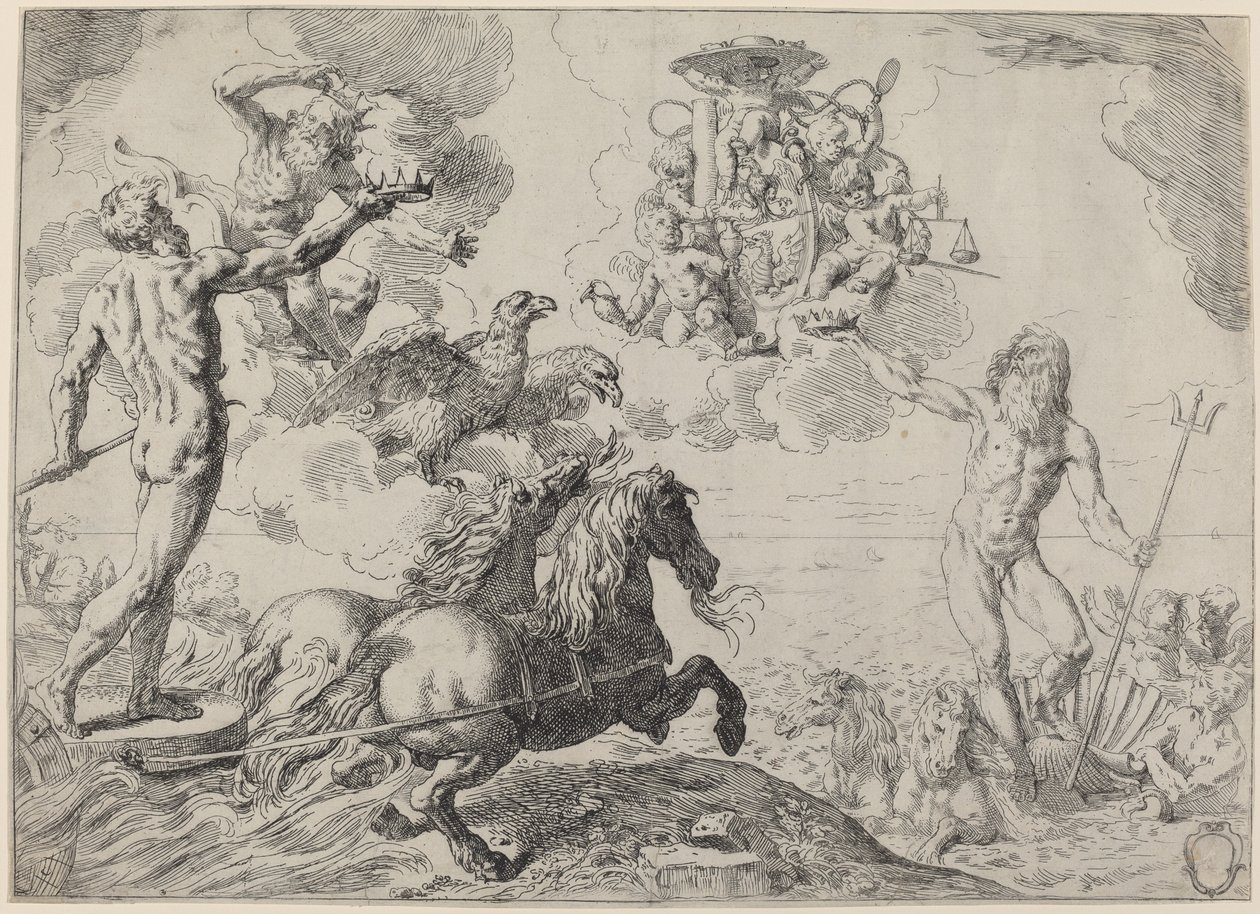 Jüpiter, Neptün ve Plüton by Simone Cantarini