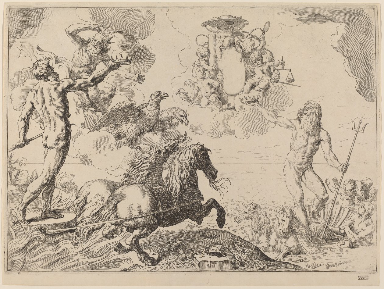 Jüpiter, Neptün ve Plüton by Simone Cantarini