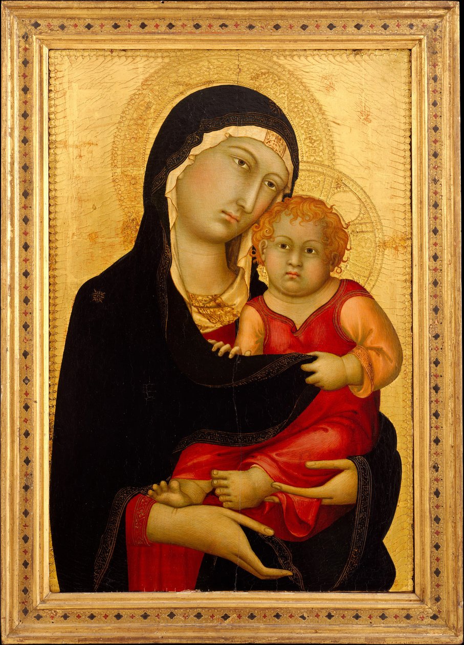 Madonna ve Çocuk, ca. 1326. by Simone Martini