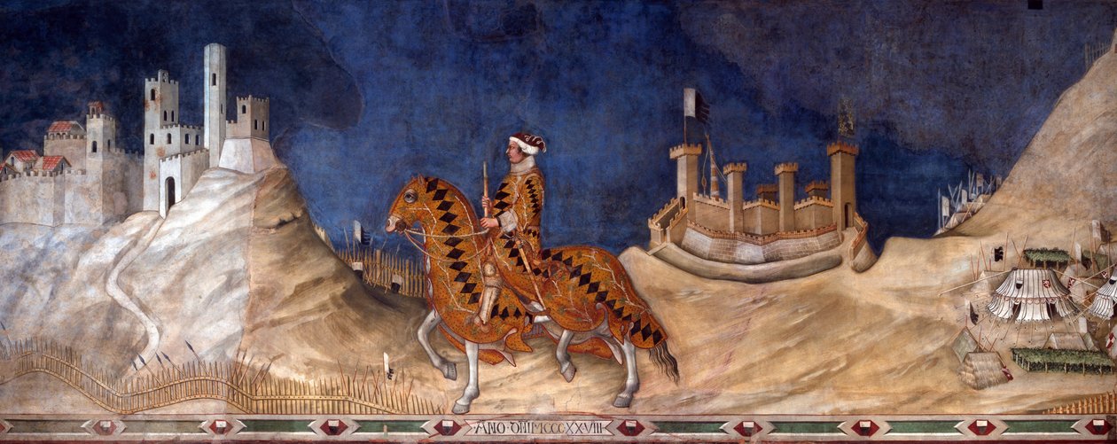 Guidoriccio da Fogliano, 1328 by Simone Martini di