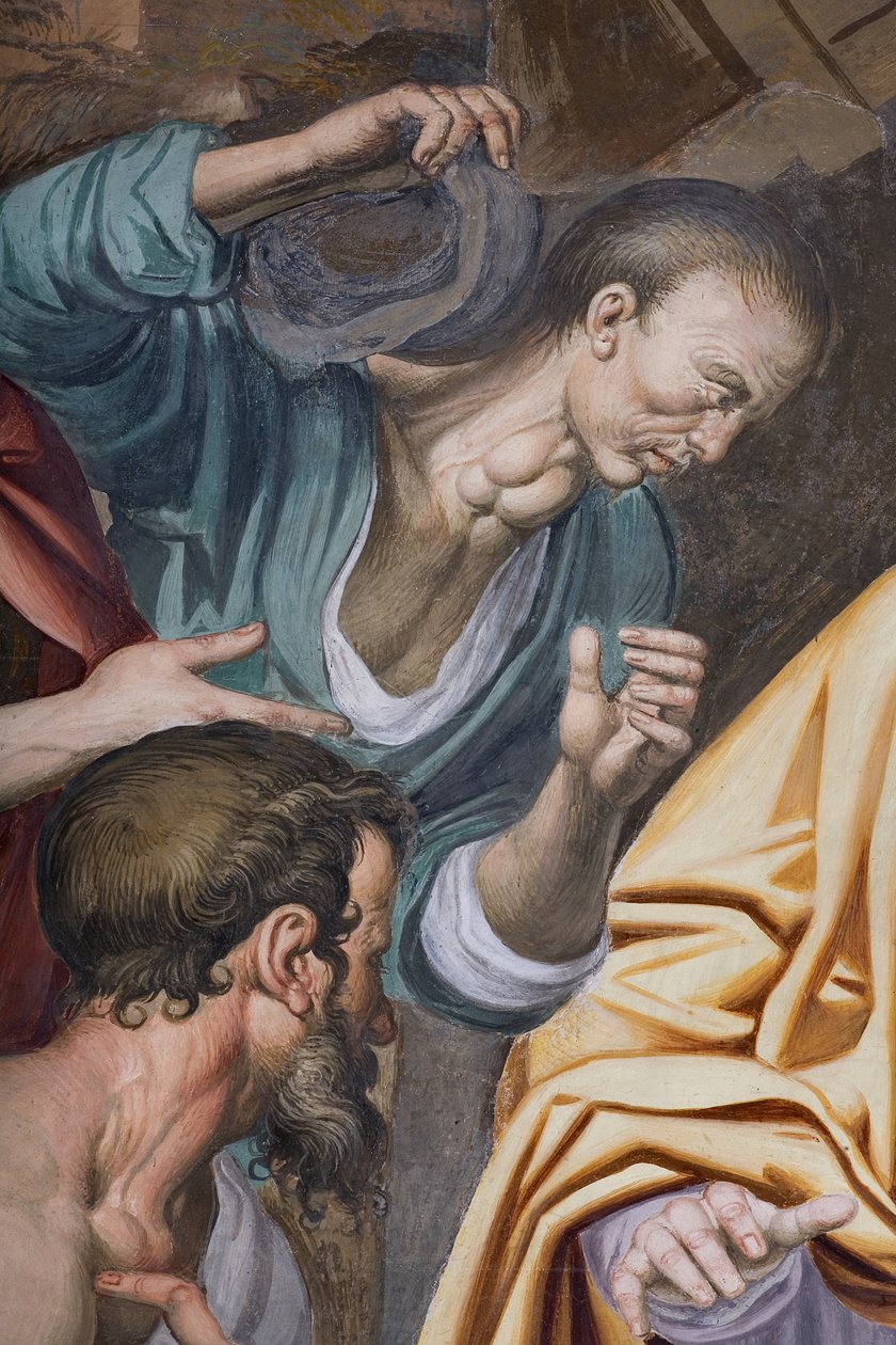 Çobanların Tapınması, 1578-82 (3497111 detayı) by Simone Veneziano Peterzano