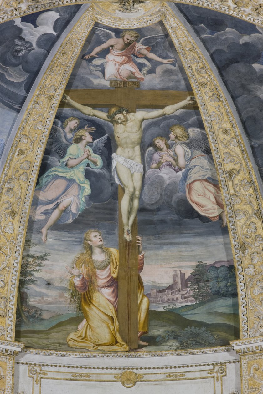 Çarmıha Gerilme, 1578-82 by Simone Veneziano Peterzano
