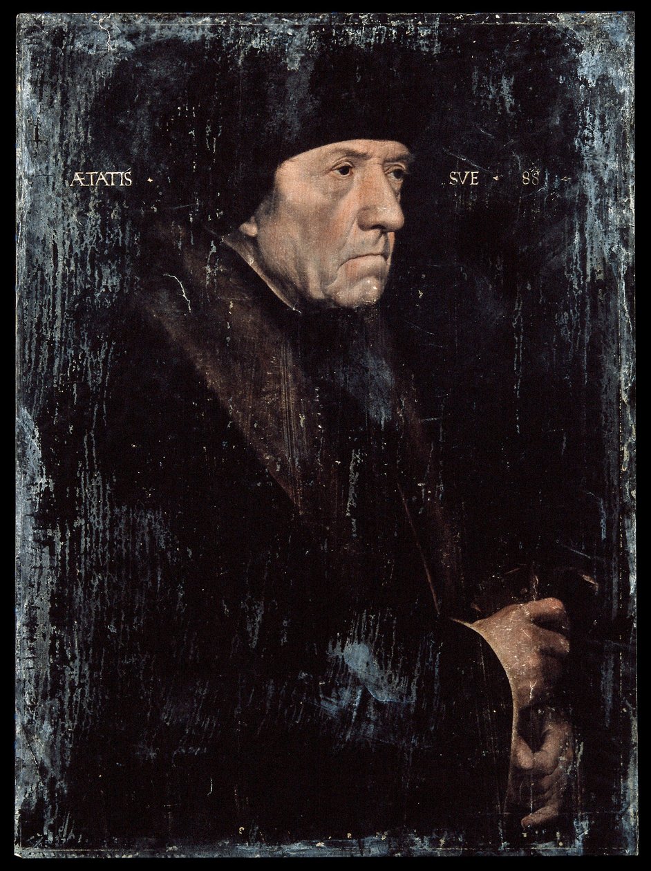 Sör John Chambers. H. Holbein tarafından yapılan resmin renk reprodüksiyonu. İkonografik Koleksiyonlar by Sir John chambers