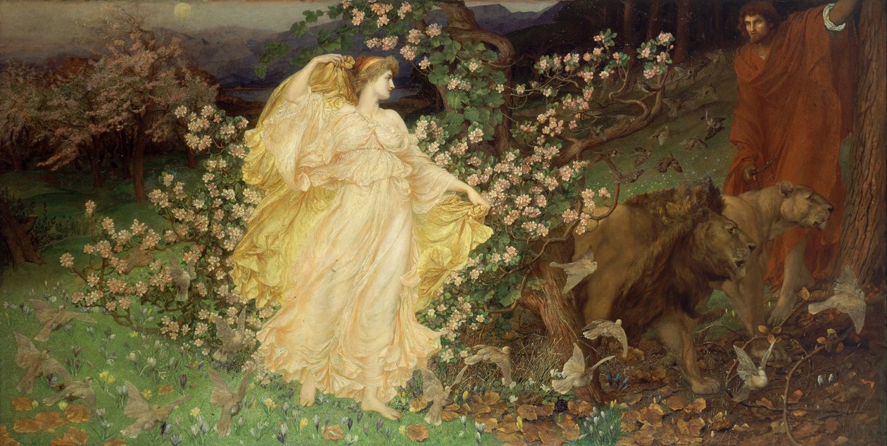 Venüs ve Anchises by William Blake Richmond