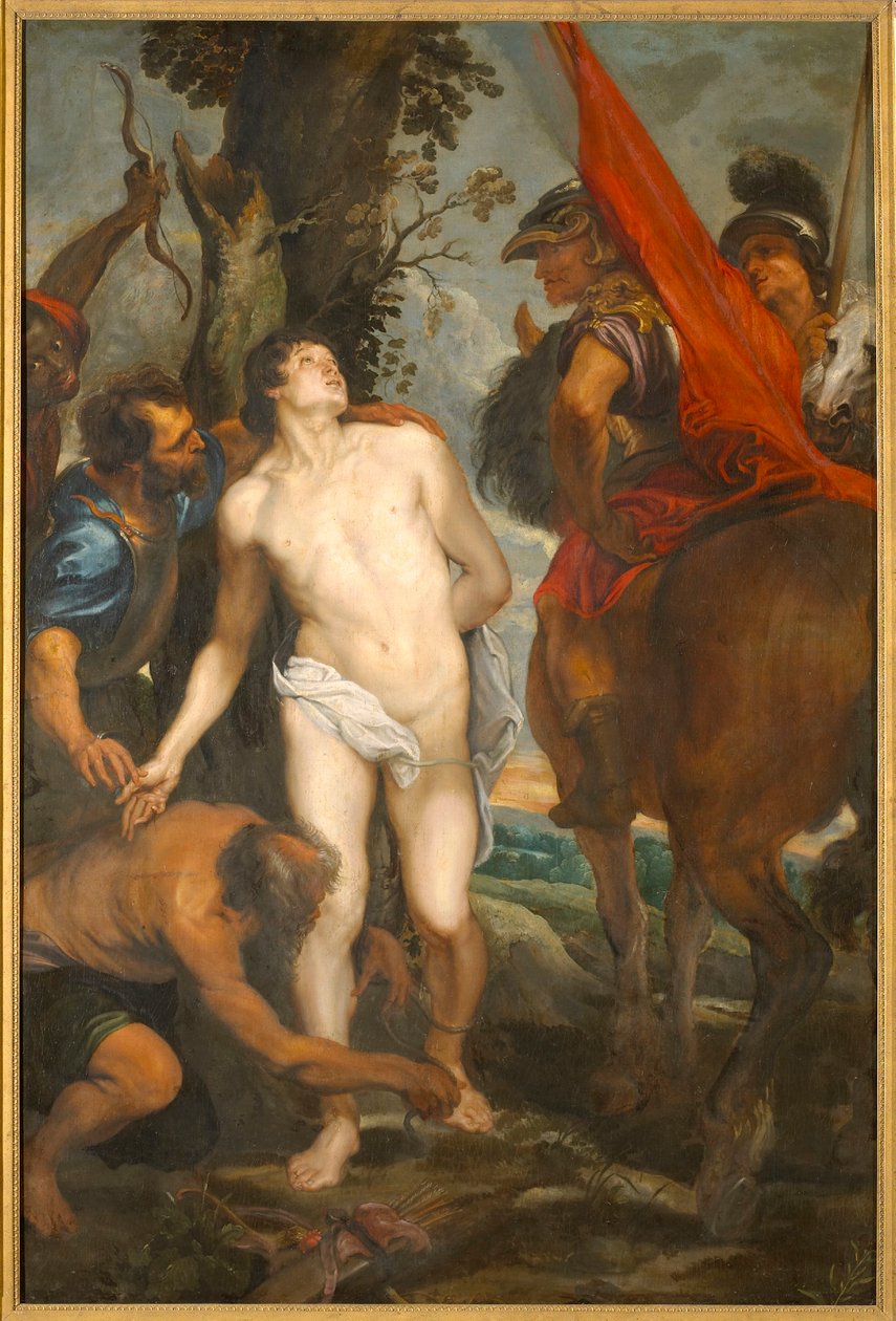 Şehitlik için Aziz Sebastian Bound, c. 1620. by Sir Anthony van Dyck