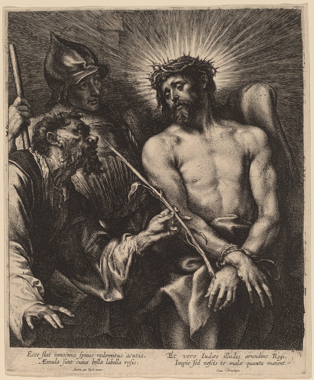 Dikenlerle Taçlandırılan İsa by Sir Anthony van Dyck and Lucas Emil Vorsterman