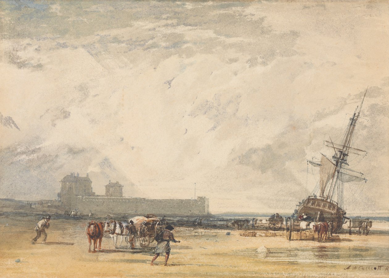 Yakın St. Biraz by Sir Augustus Wall Callcott