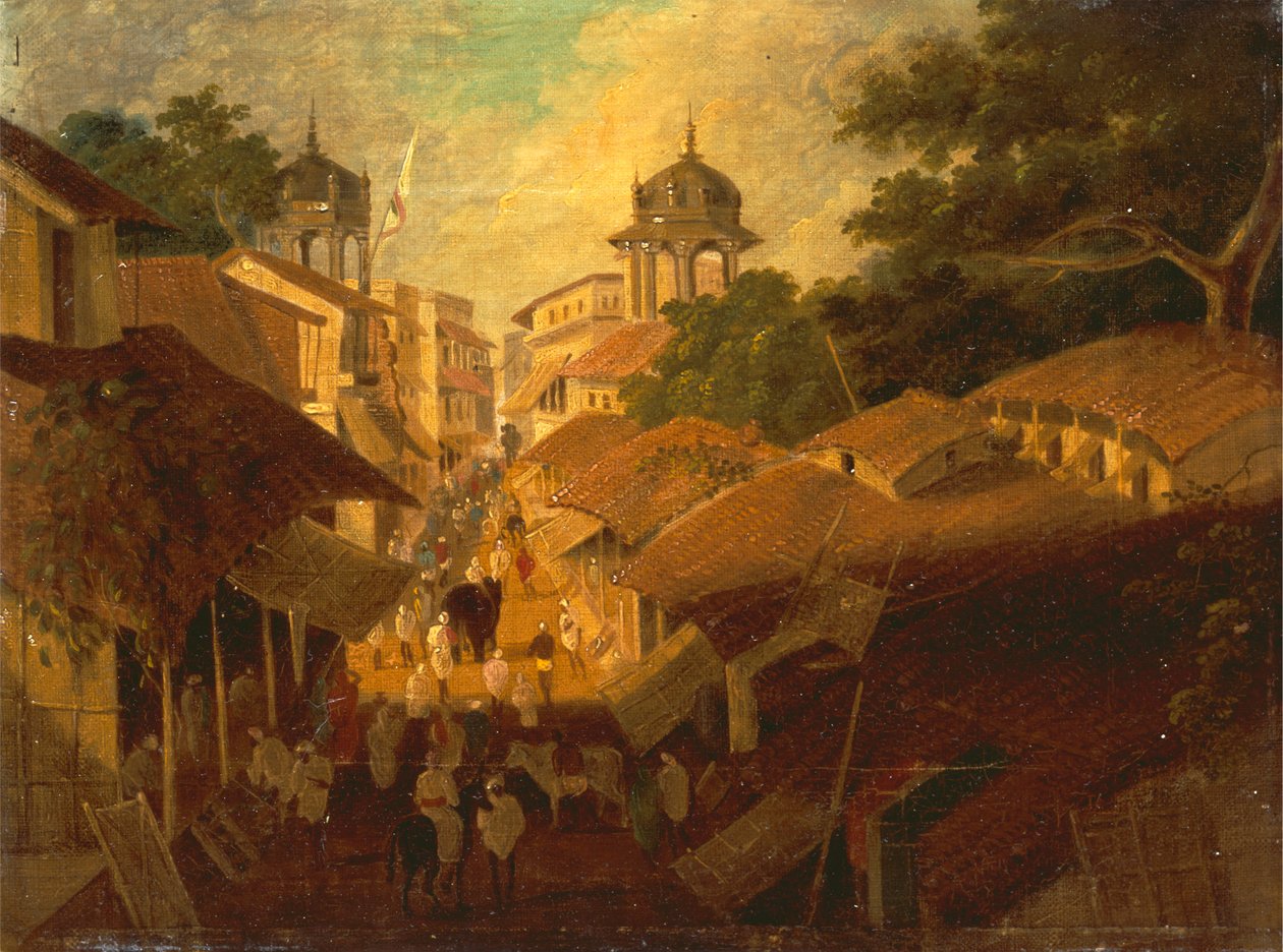 Patna'da sokak by Sir Charles D