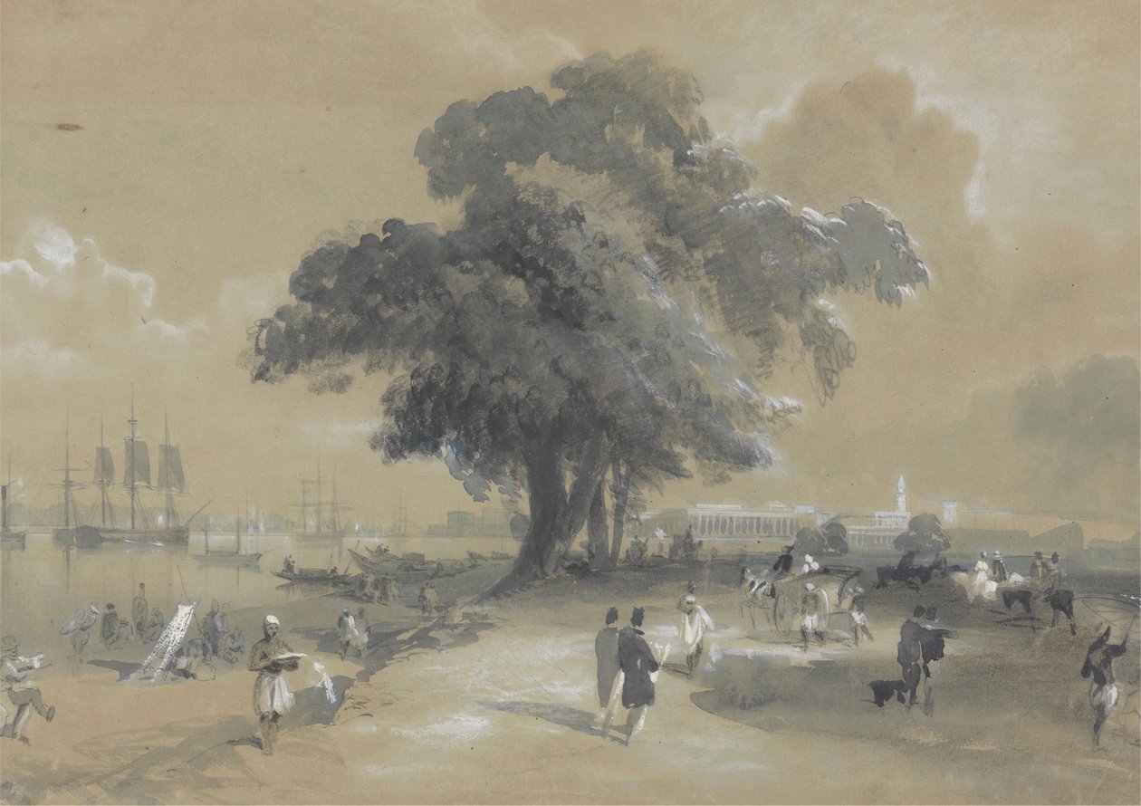 Kalküta Kasabası ve Limanı by Sir Charles D