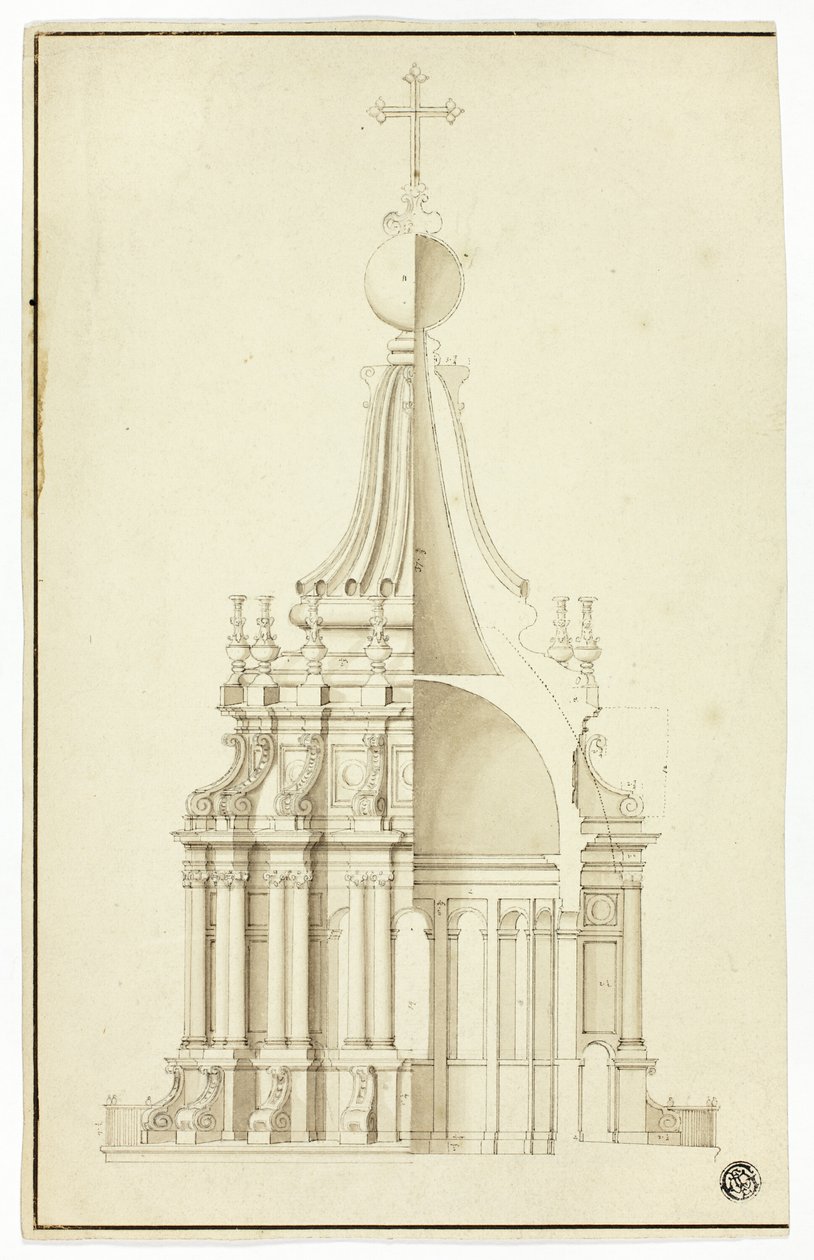 Kubbenin Feneri, Aziz Petrus Kilisesi, Roma by Sir Christopher Wren