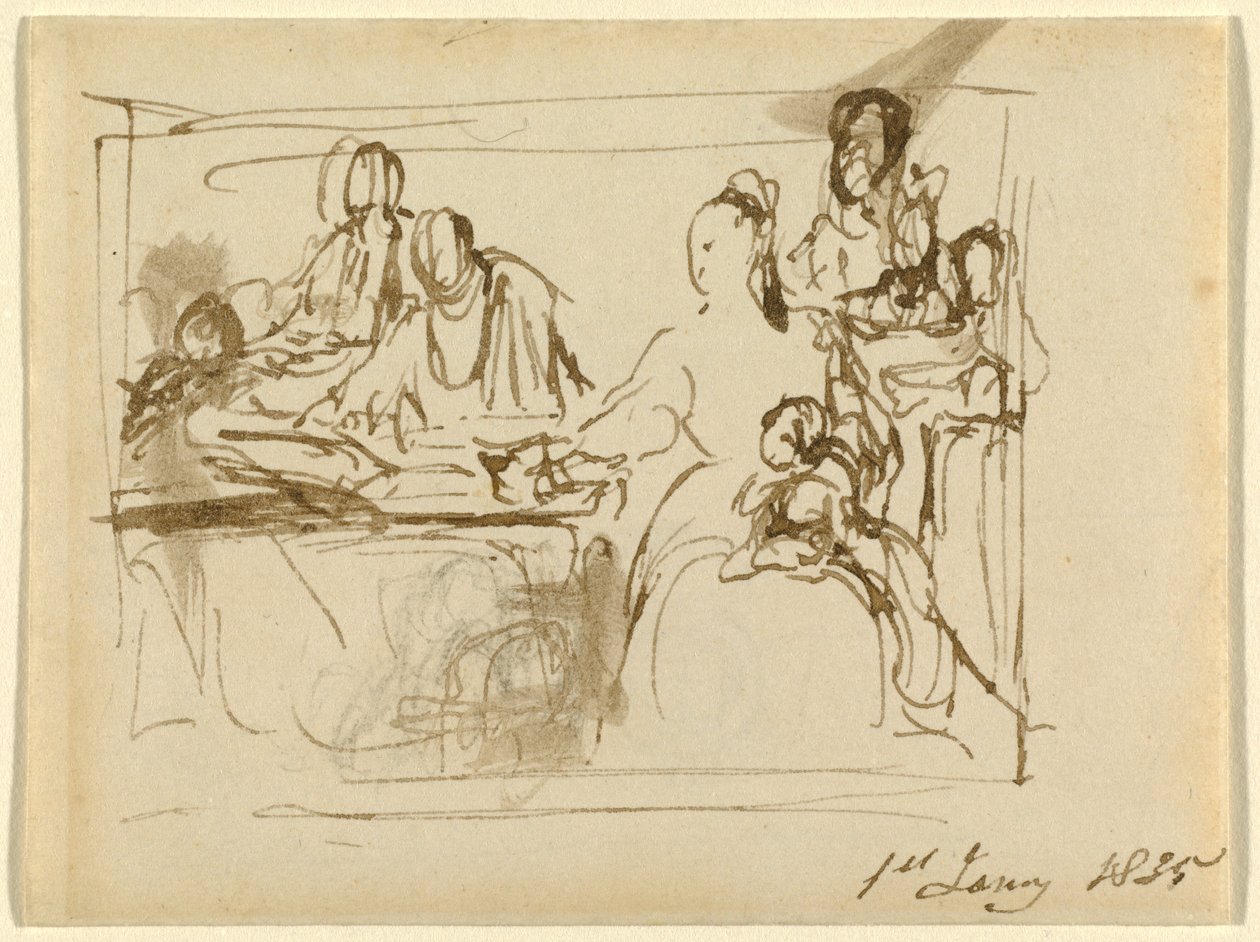 Bir Aile Grubu by Sir David Wilkie