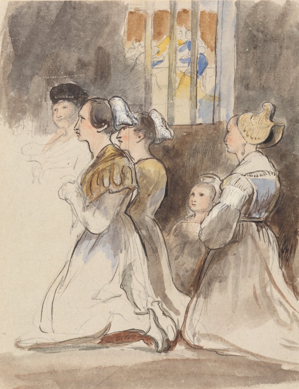 Ayinde Bir Grup Kadın by Sir David Wilkie